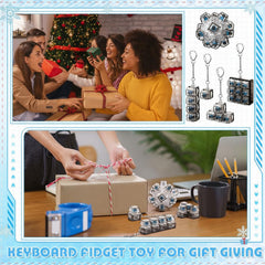 Halloscume gift-ready keyboard fidget clicker for office and home use.
