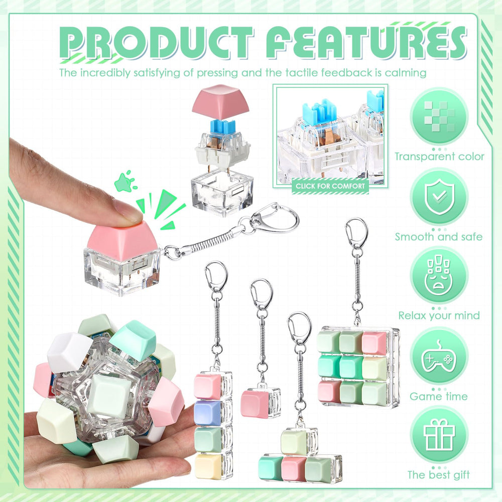 Halloscume bottle-style fidget keychain ready for portability.