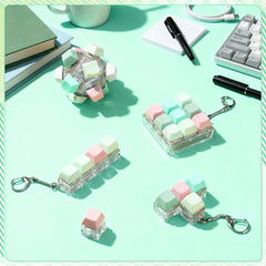 Halloscume round-style fidget with transparent body for on-the-go use.