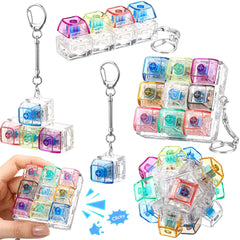 Halloscume keyboard fidget style A transparent for satisfying keypress sensations during work