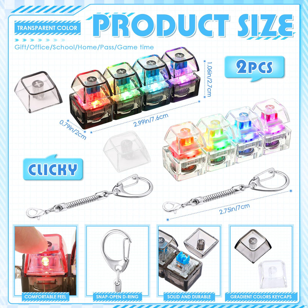 Halloscume loud transparent black clicker close-up with crisp, audible feedback.
