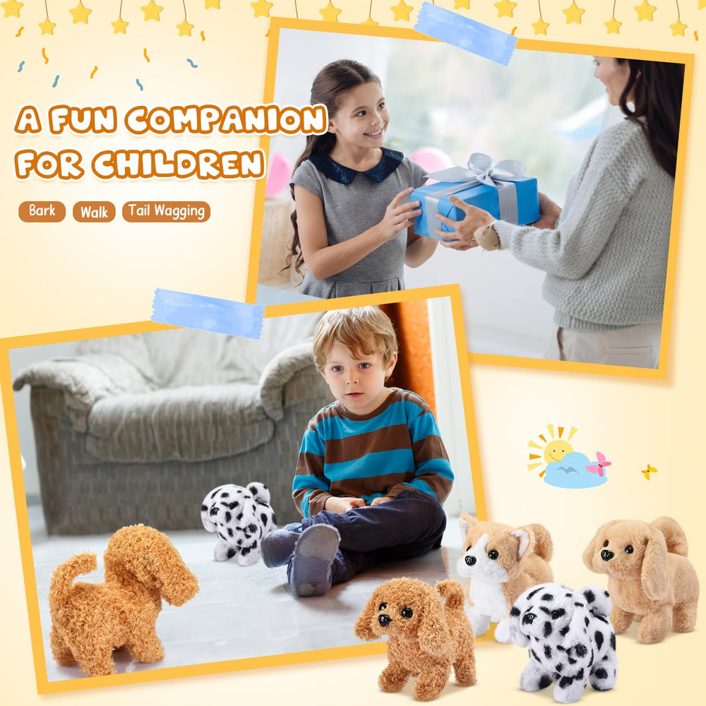 Halloscume Plush puppy toy set designed for Valentine’s Day and birthdays.