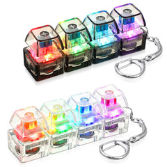 Halloscume two-pack keyboard clicker LED desktop view for focused work.