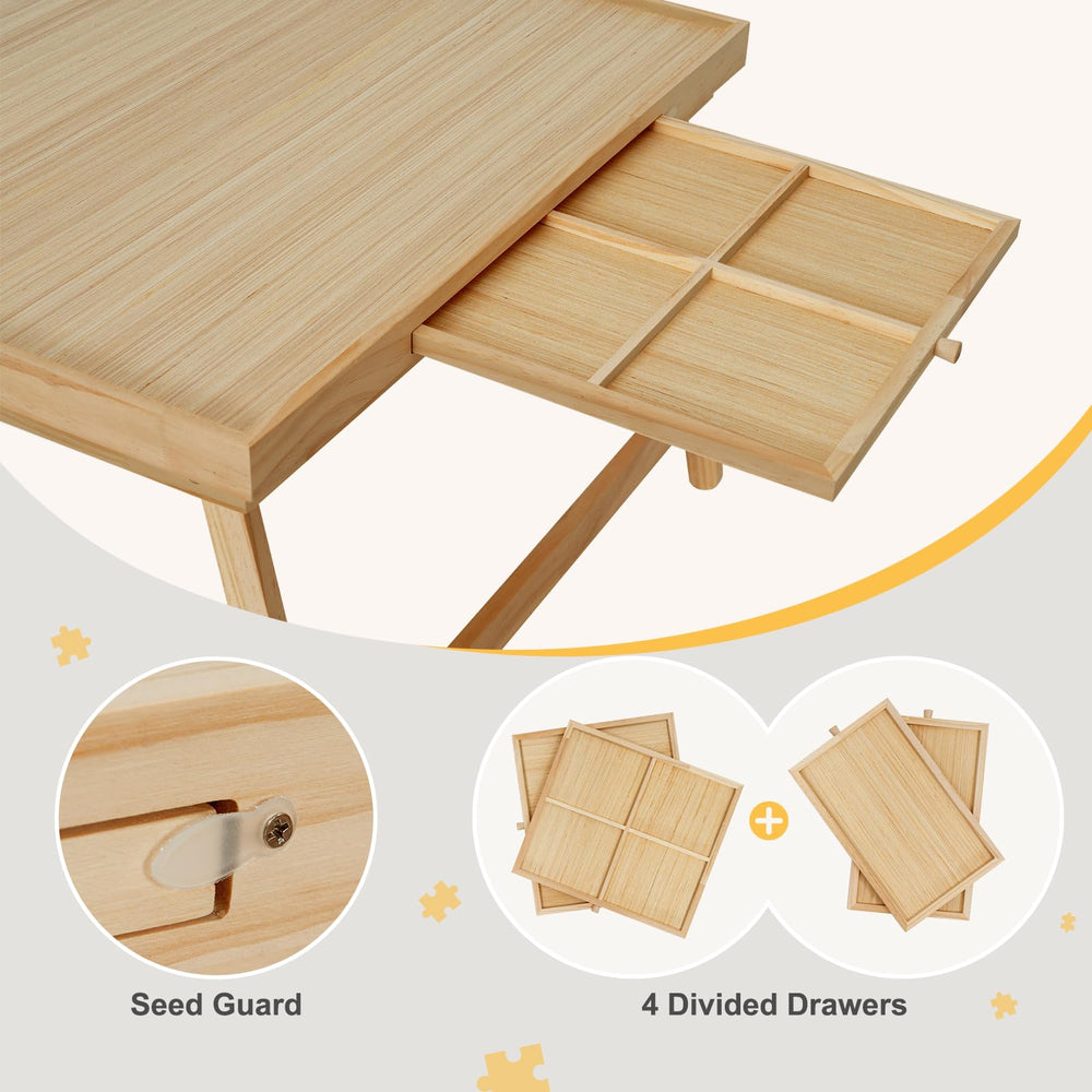 HALLYBEE Puzzle Table suitable for adults, teens, and seniors