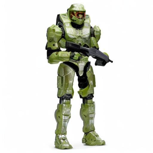 Halo officially licensed product packaging highlighting authenticity and premium quality.