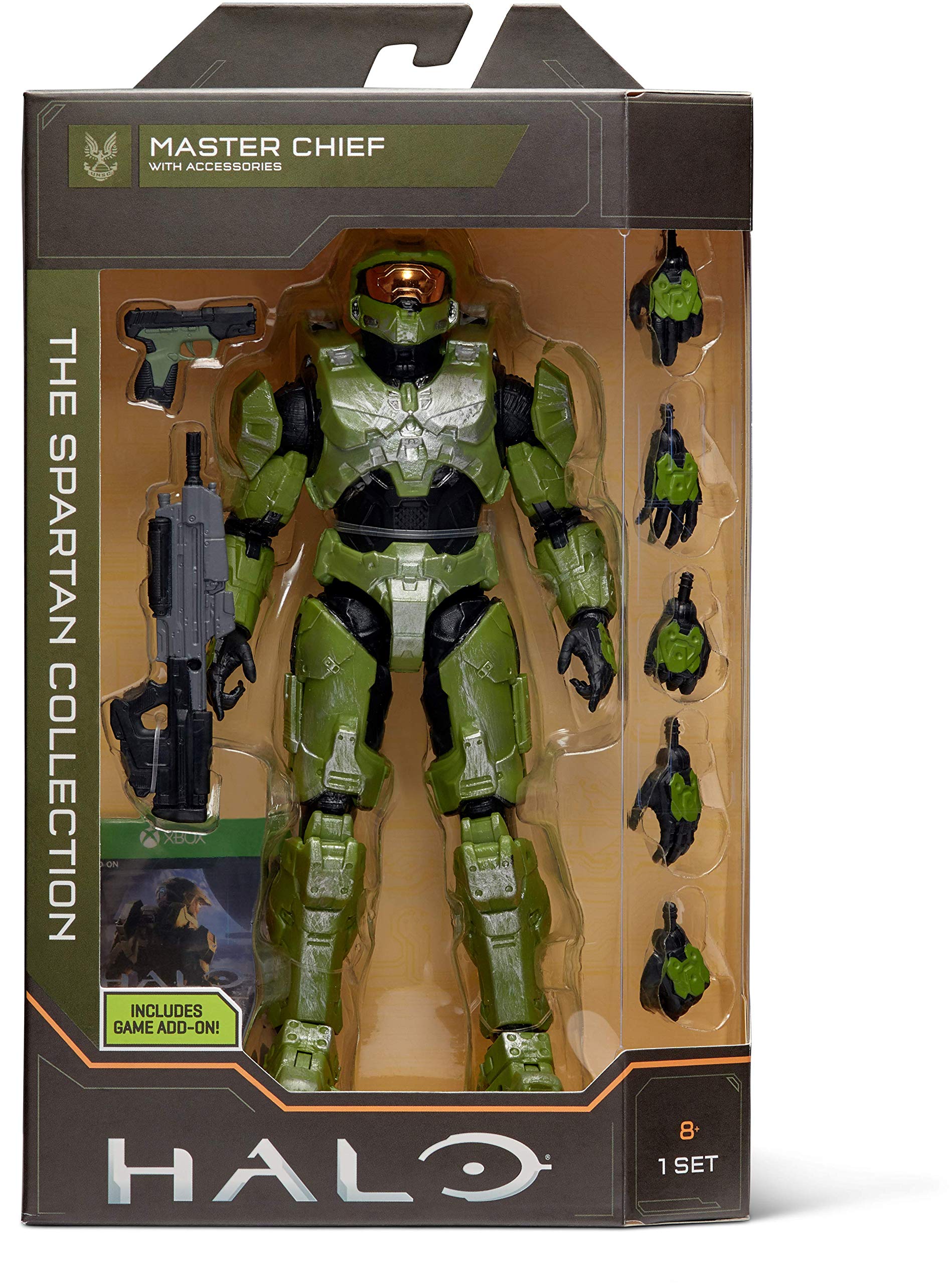 Halo Spartan collection posed figure on display for collectors and fans alike.