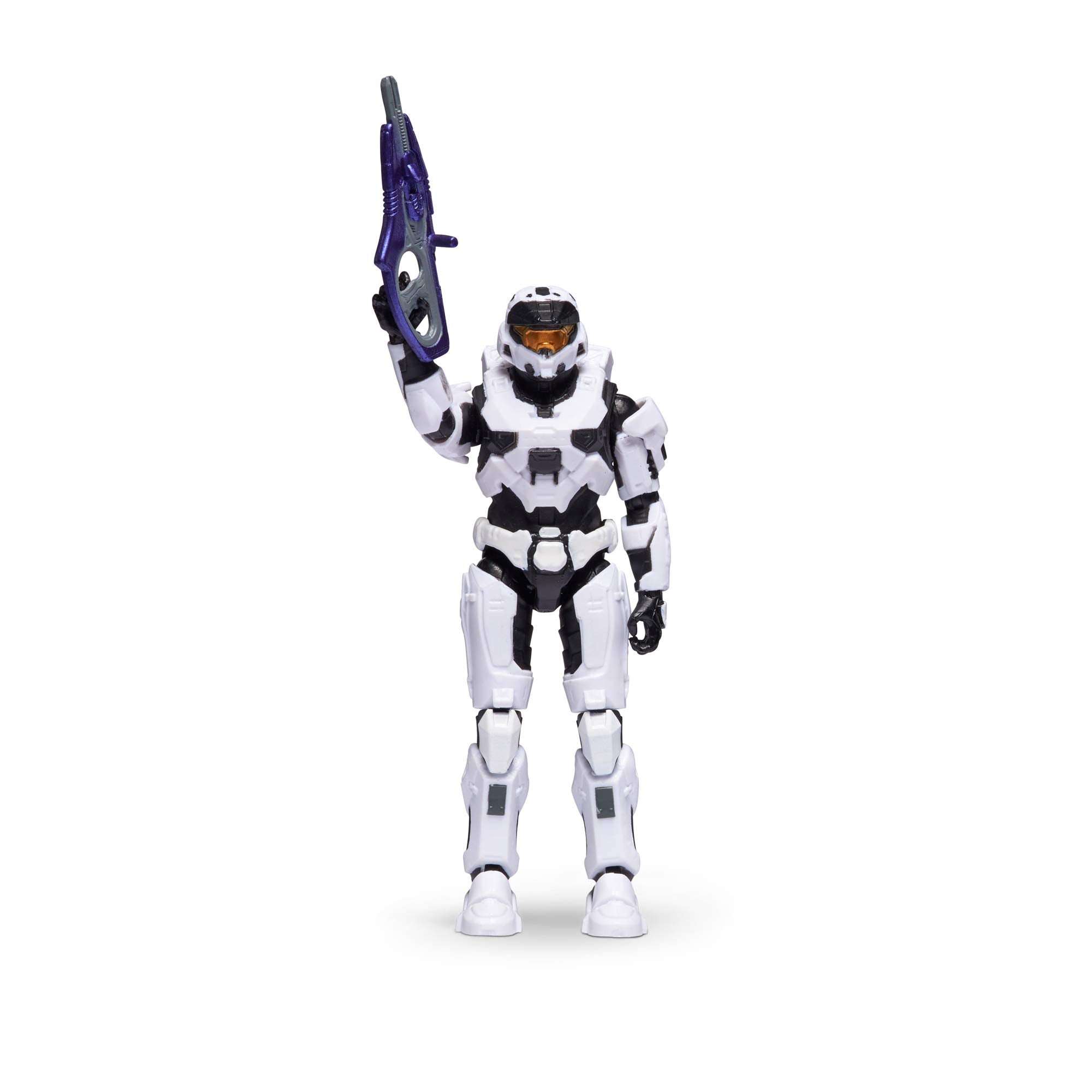 Halo World of Halo Spartan MK VII figure with detailed articulation for dynamic posing.