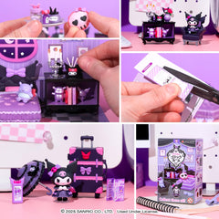 Hamee Re-Ment Kuromi paper props diorama for decorating scenes.