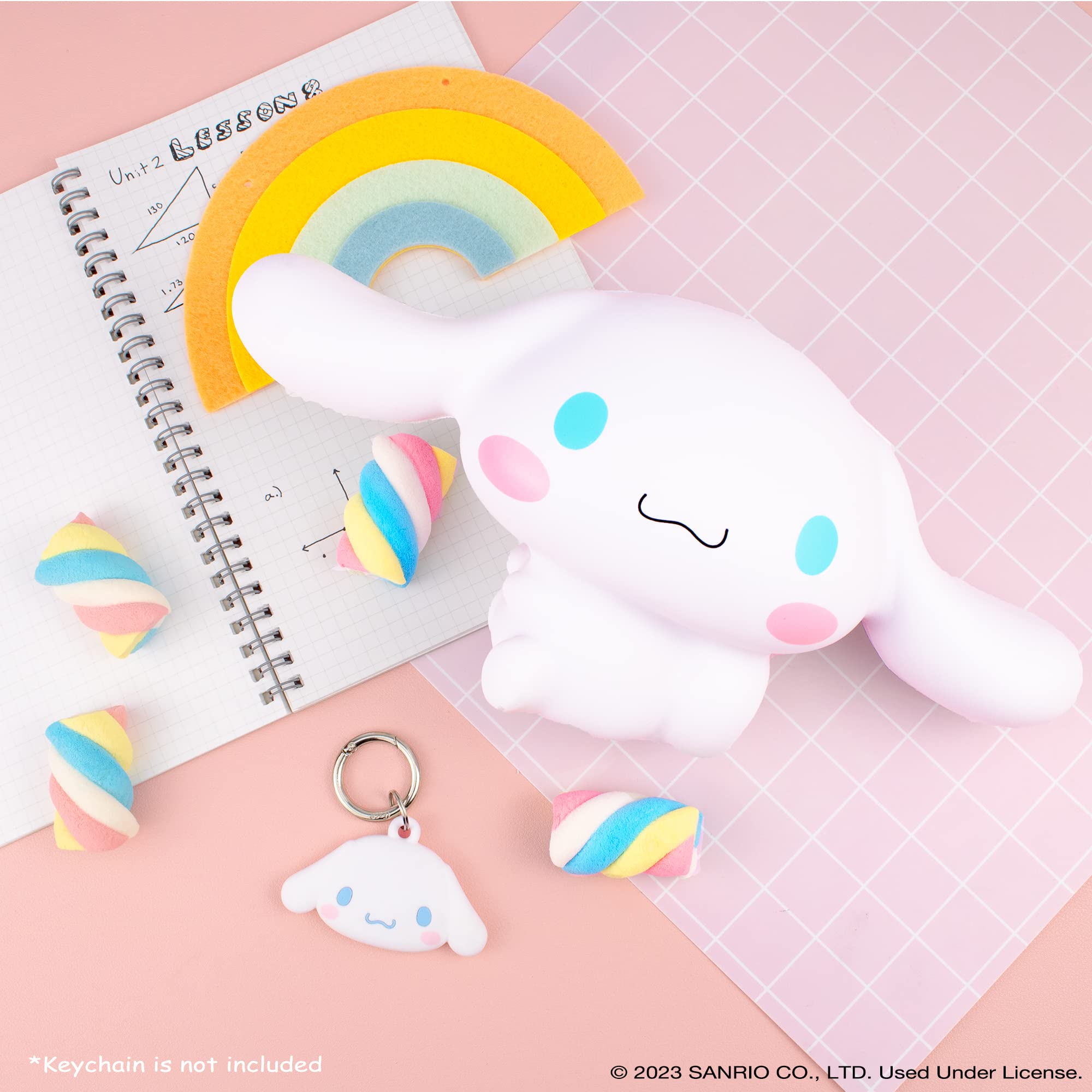 Hamee Sanrio Cinnamoroll logo, licensed character collectible.