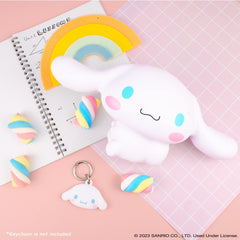Hamee Sanrio Cinnamoroll logo, licensed character collectible.