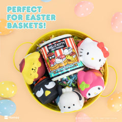 Hello Kitty sushi squishy capsule by Hamee, vibrant and collectible.