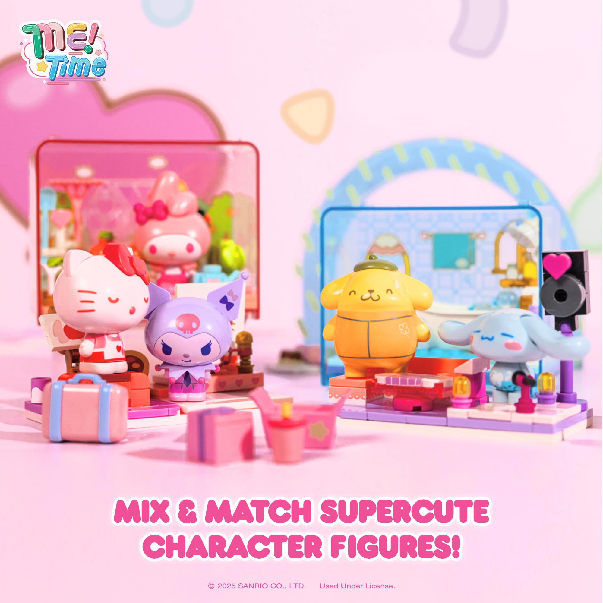 Hamee Hello Kitty Me Time display case included for showcasing