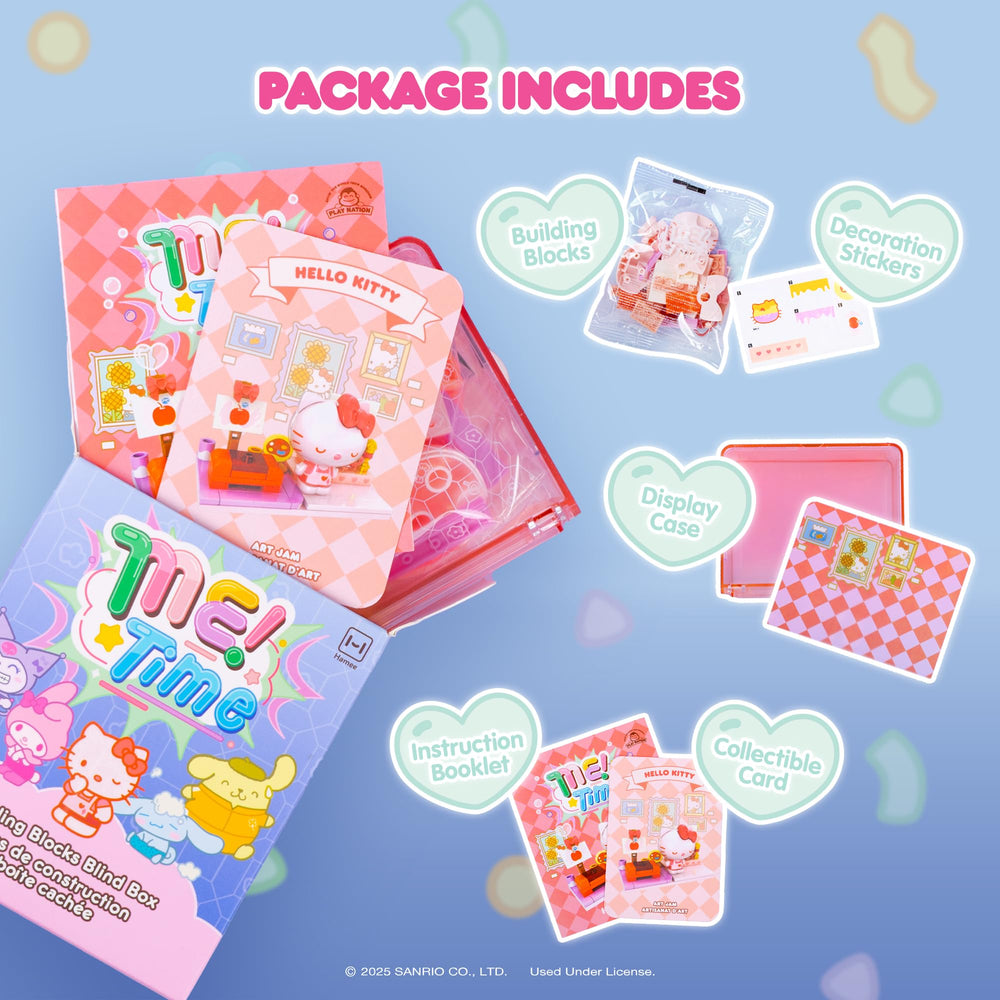 Hamee Sanrio Kuromi block assembly for display