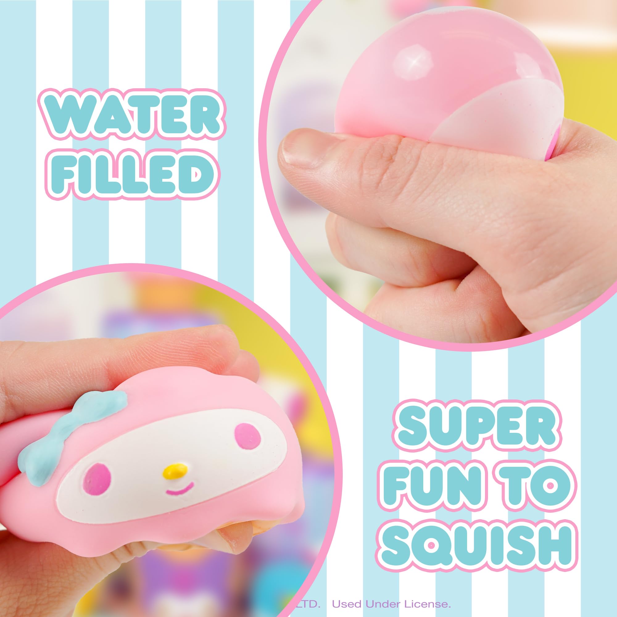 Hamee Sanrio My Melody squishu ice cream cone design offers a sweet tactile moment