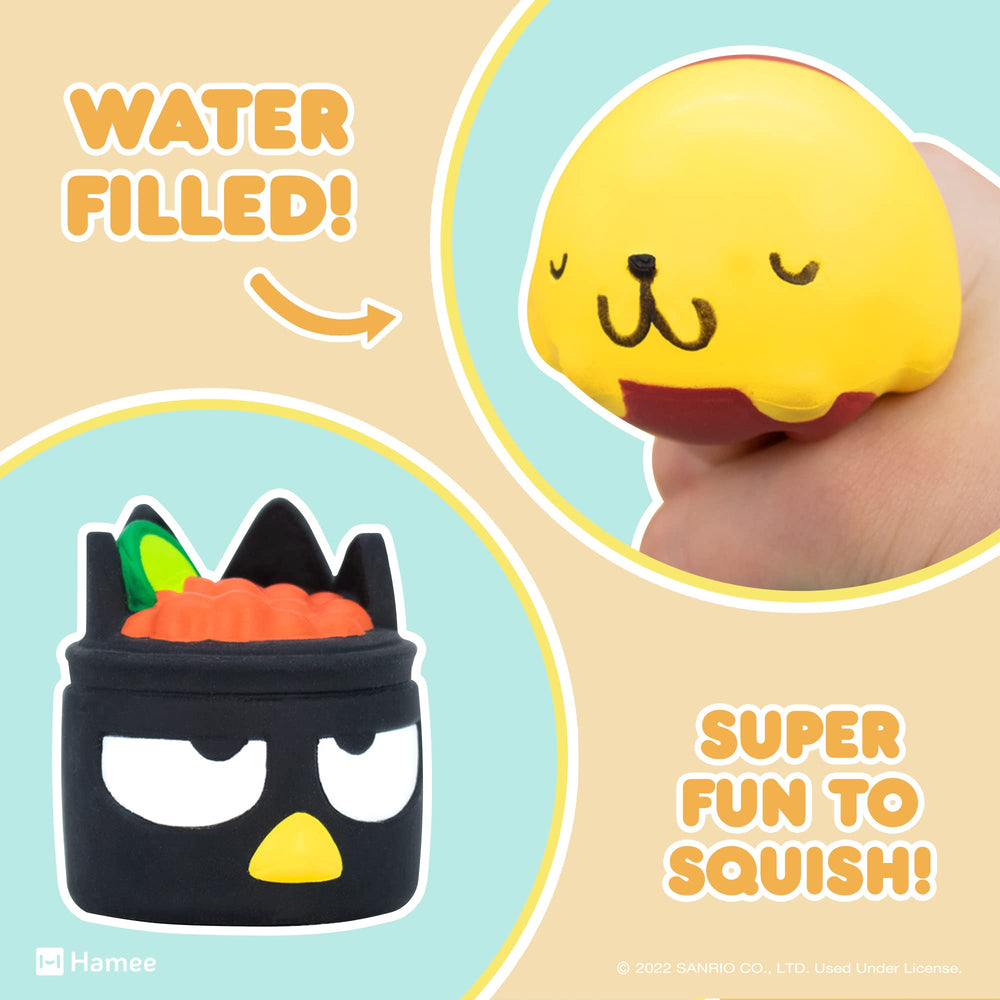 My Melody sushi squishy capsule by Hamee, adorable mini squishy for gifting.