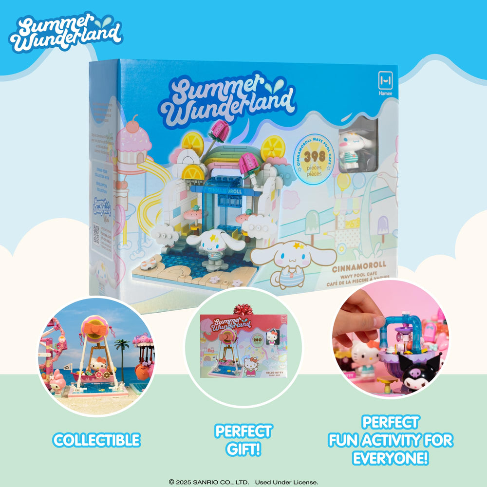 Hamee Sanrio Summer Wunderland ferris wheel—bright colors spark joyful storytelling