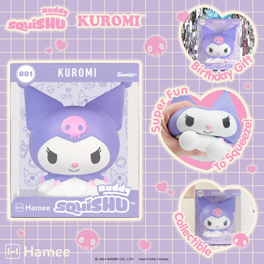 Hamee SquiSHU Buddy Hello Kitty figurine for desk decor