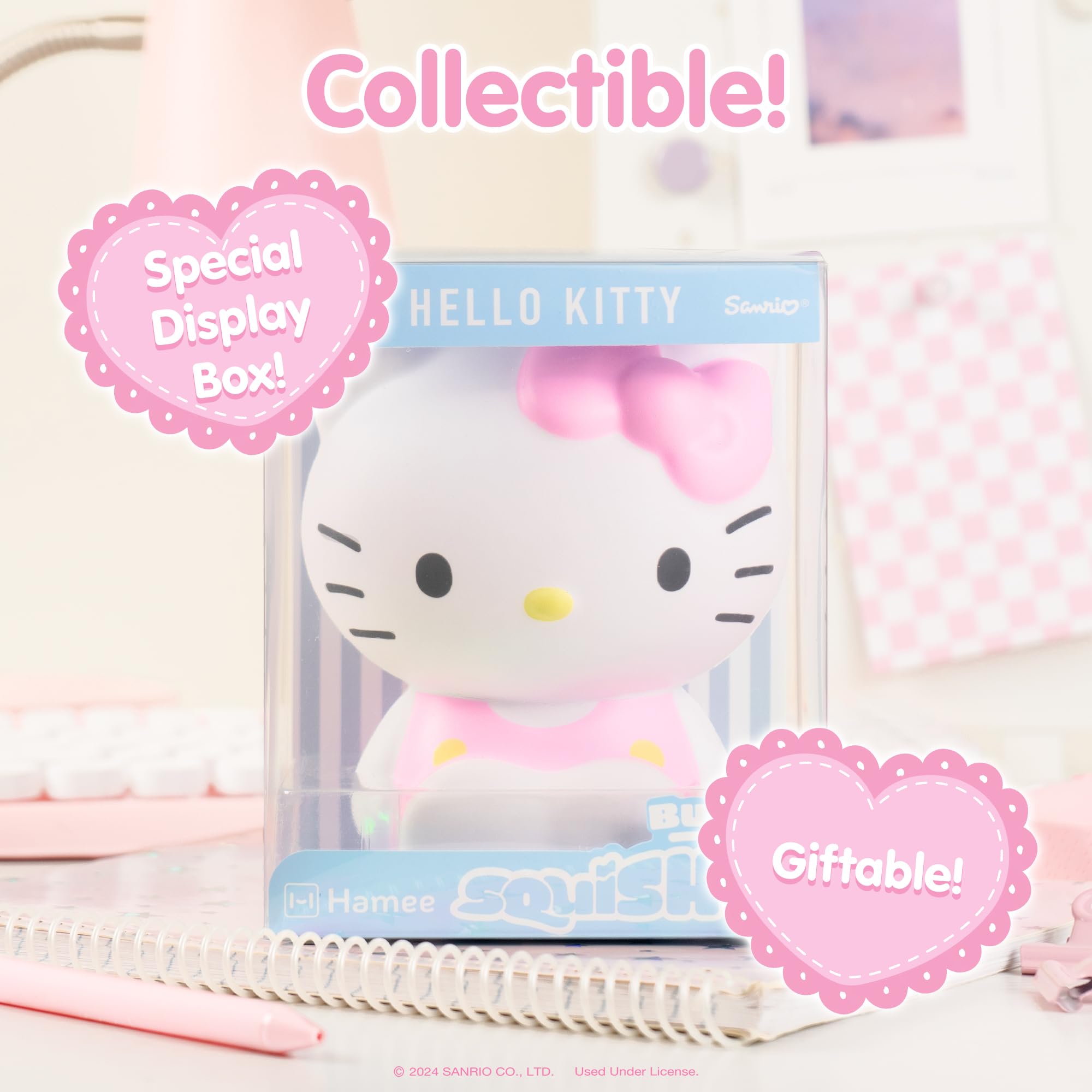Hamee SquiSHU Buddy Hello Kitty gift-ready packaging ideal for gifting