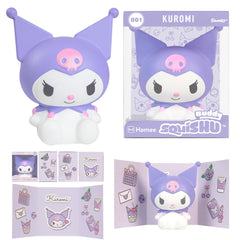 Hamee SquiSHU Buddy Kuromi display box shows collectible display option