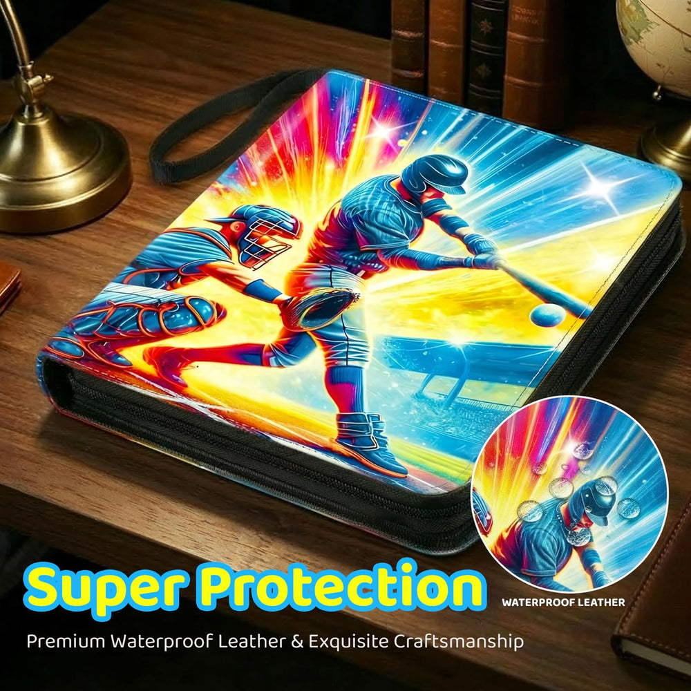 HAMKOT binder sturdy stitching adds long-lasting durability.