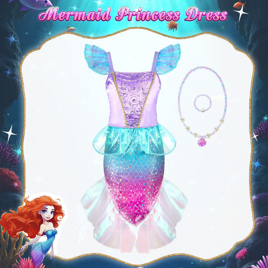 HAMSILY unicorn-themed princess dress for imaginative dress-up adventures