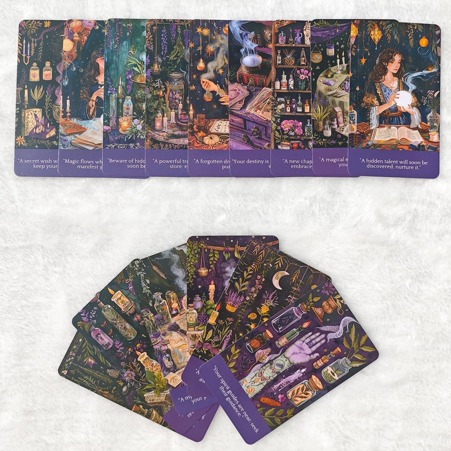 Han Yu Bowen diaries and crafts projects enriched by oracle cards inspiration.