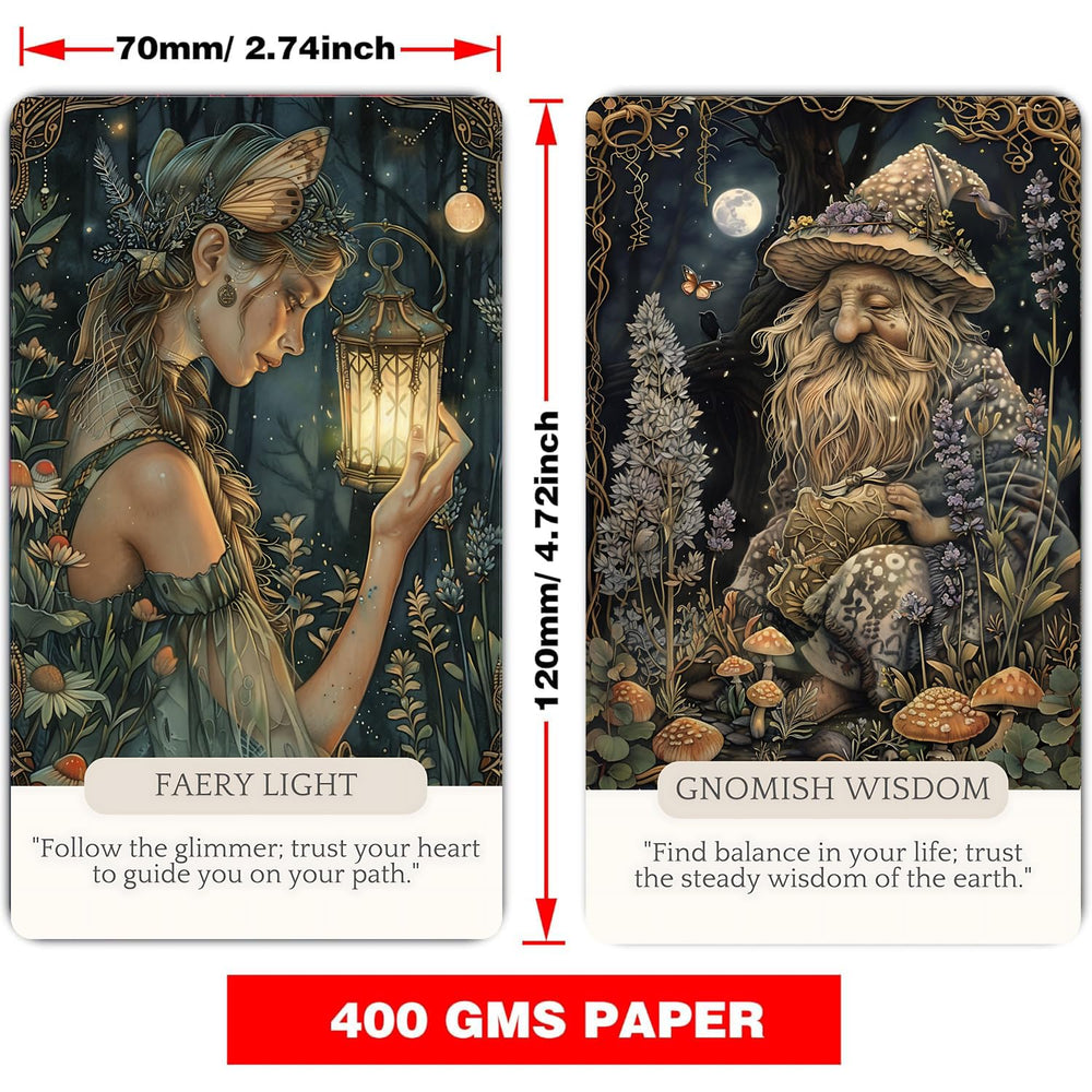 Han Yu Bowen Fairy Whispering Oracle Cards deck illustrations spark reflective moments.