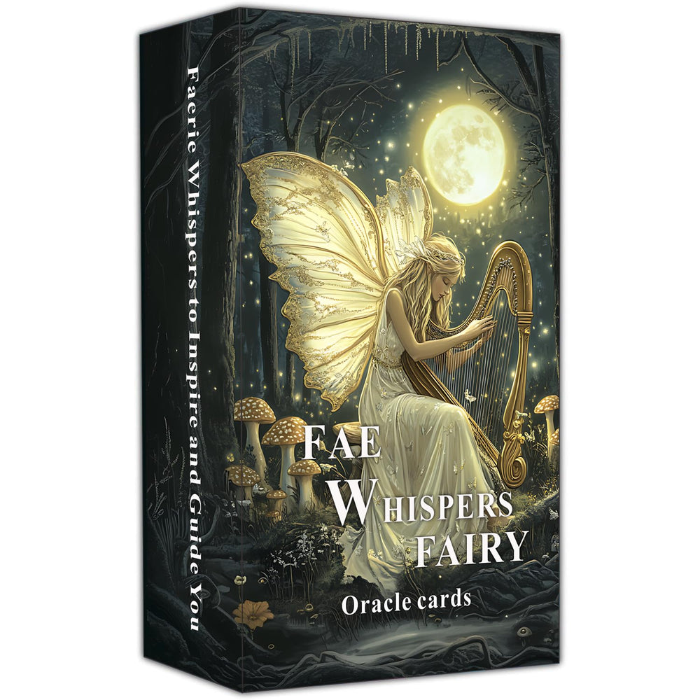 Han Yu Bowen Fairy Whispering Oracle Cards front cover invites calm daily inspiration.