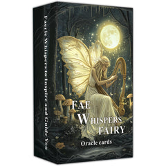 Han Yu Bowen Fairy Whispering Oracle Cards front cover invites calm daily inspiration.