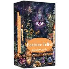 Han Yu Bowen Fortune Teller Oracle Cards cover featuring mystical art for daily guidance and inspiration.