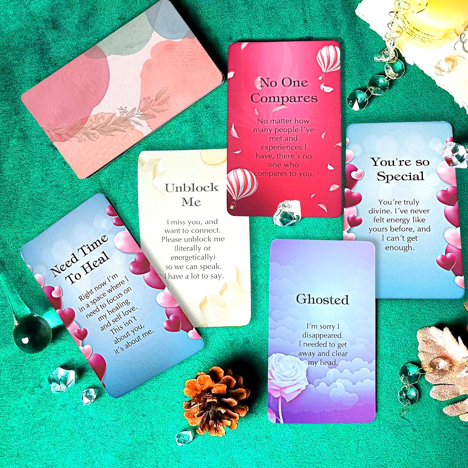 Han Yu Bowen Love Oracle Cards card-back design adds stylish flair to spreads