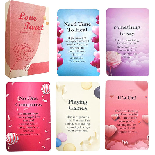 Han Yu Bowen Love Oracle Cards pack cover with vibrant romance art for eye-catching spreads