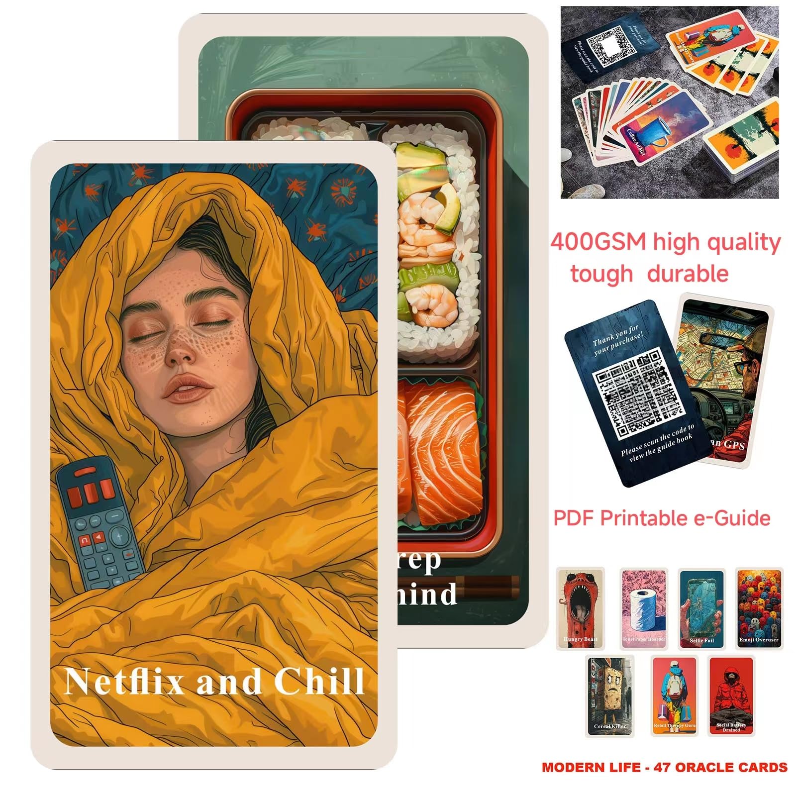 Han Yu Bowen Modern Life Oracle: two designs per card to spark reflection