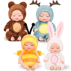 Hanaive mini baby doll in bee outfit sparks imaginative play and fine motor exploration