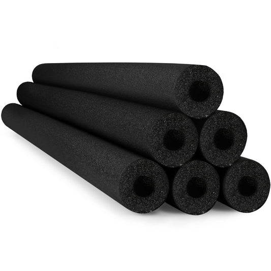 Hanaive black pool noodles 52-inch pack for swimming and DIY crafts