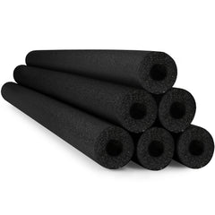 Hanaive black pool noodles 52-inch pack for swimming and DIY crafts