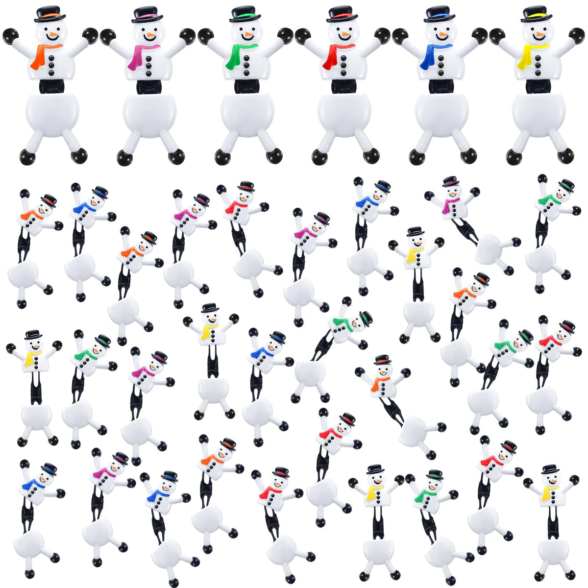 Hanaive Christmas snowman sticky climber pack, perfect as festive party favors.