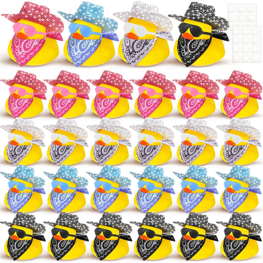 Hanaive cowboy duck yellow with mini sunglasses for bath time play