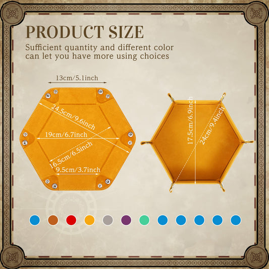 Hanaive dice tray yellow demonstrates portable, easy-to-carry design for on-the-go gaming.