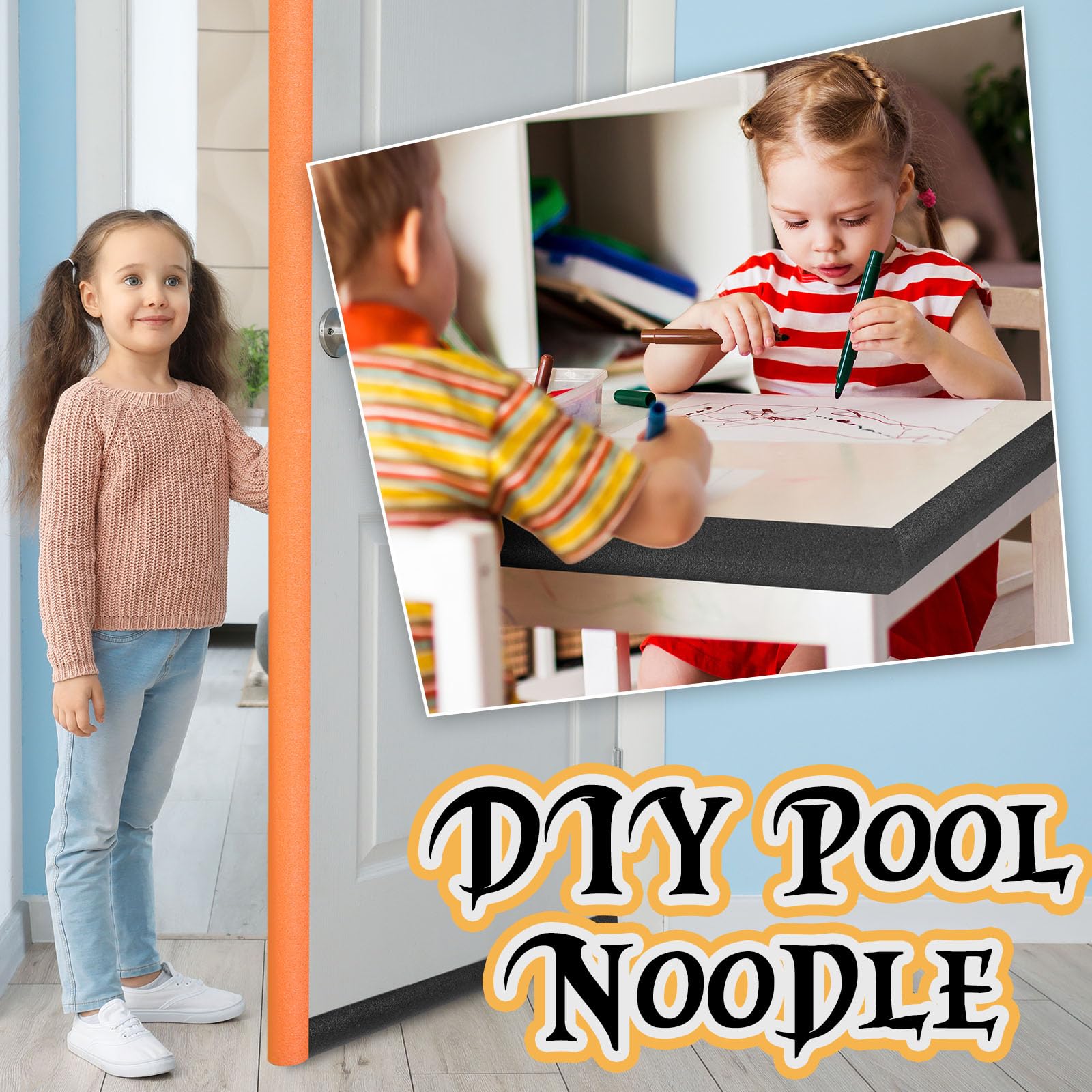Hanaive noodles in bright colors ideal for kids’ play and pool safety.