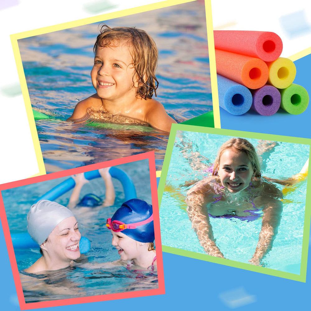 Hanaive yellow 52-inch pool noodle for visibility and classroom use
