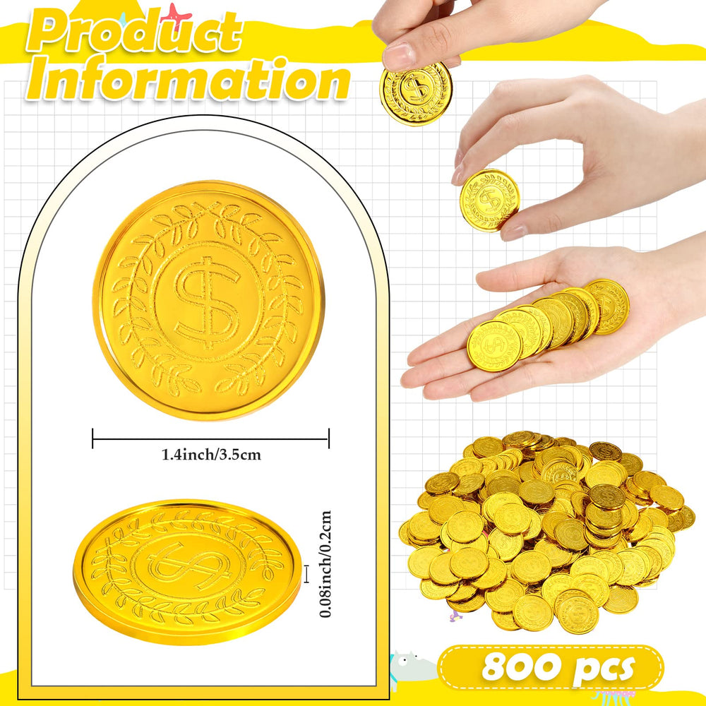 Hanaive gold doubloon coins close-up detail and engraving