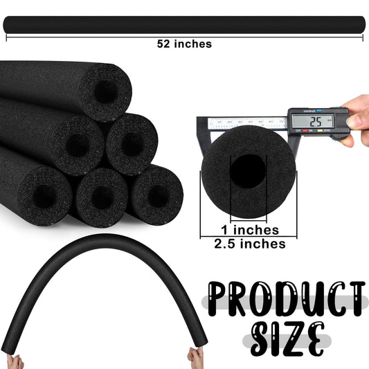 Hanaive hollow foam noodle showing buoyant, lightweight water play