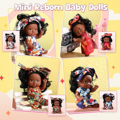 Hanaive packaging reveals four 4-inch dolls ready for gifting.