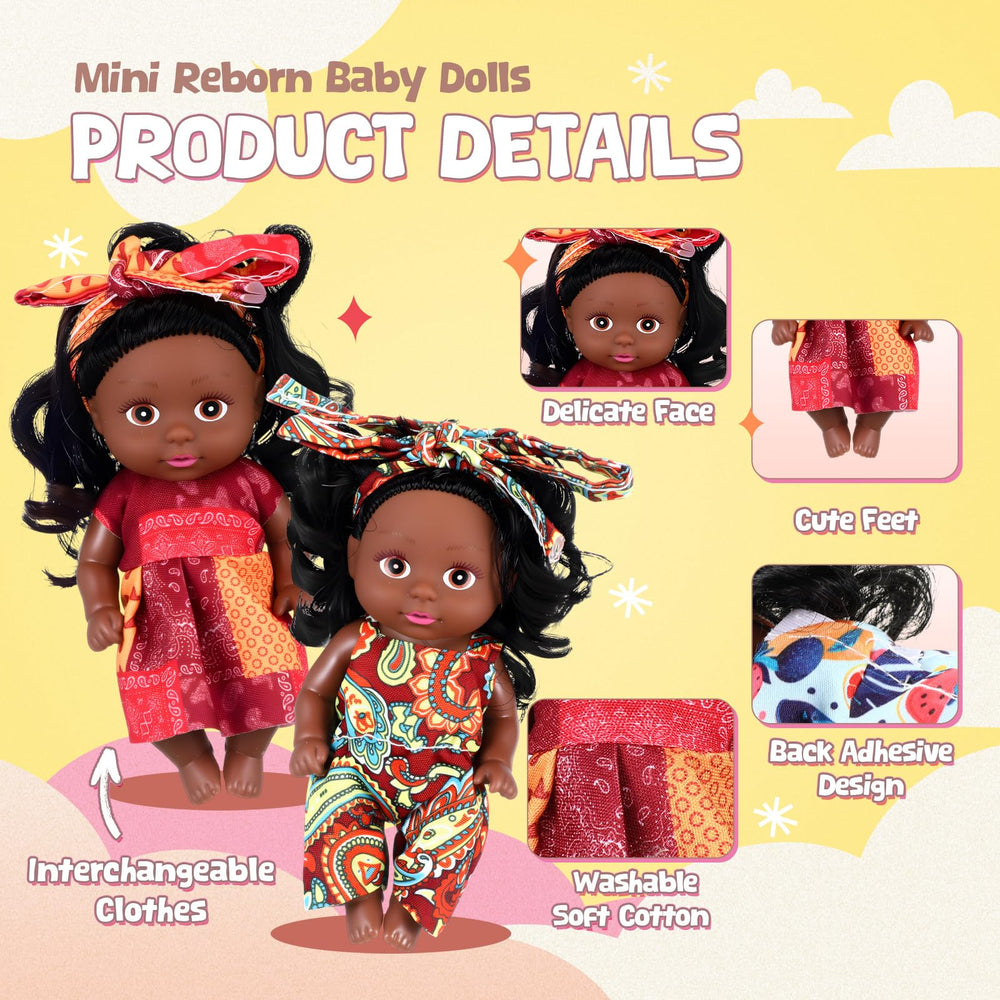 Poseable joints on Hanaive mini dolls support dynamic, imaginative storytelling.