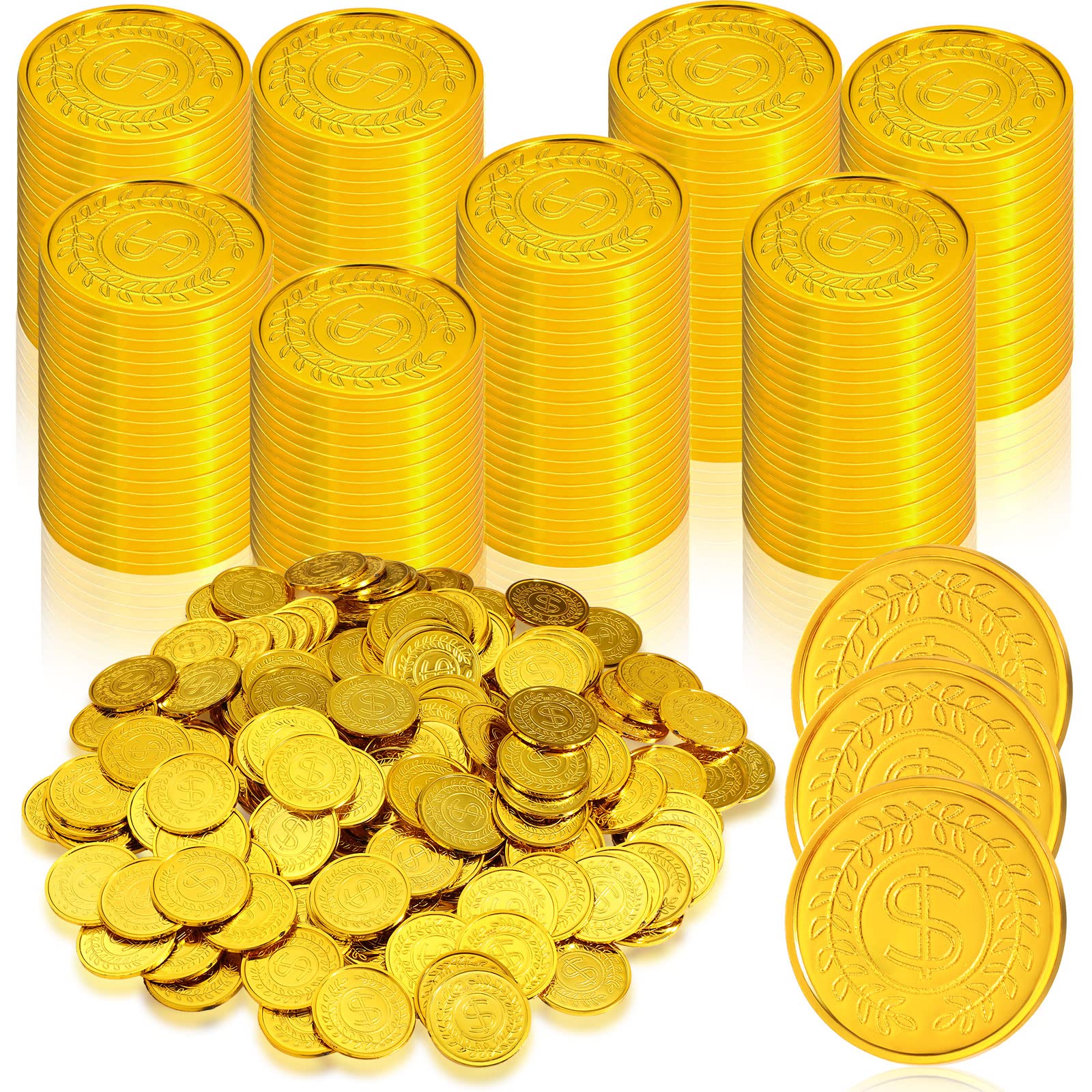 Hanaive 800-pack pirate coins ready for party treasure play