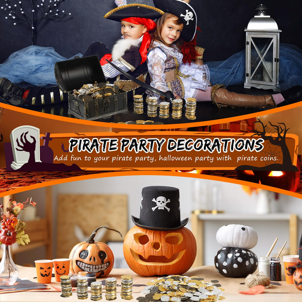 Hanaive pirate coins bronze set offers rustic charm for roleplay games