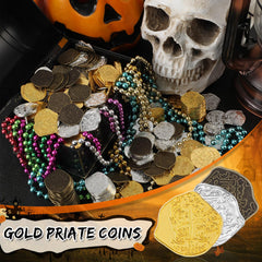 Hanaive pirate coins displayed for presentation and gifting