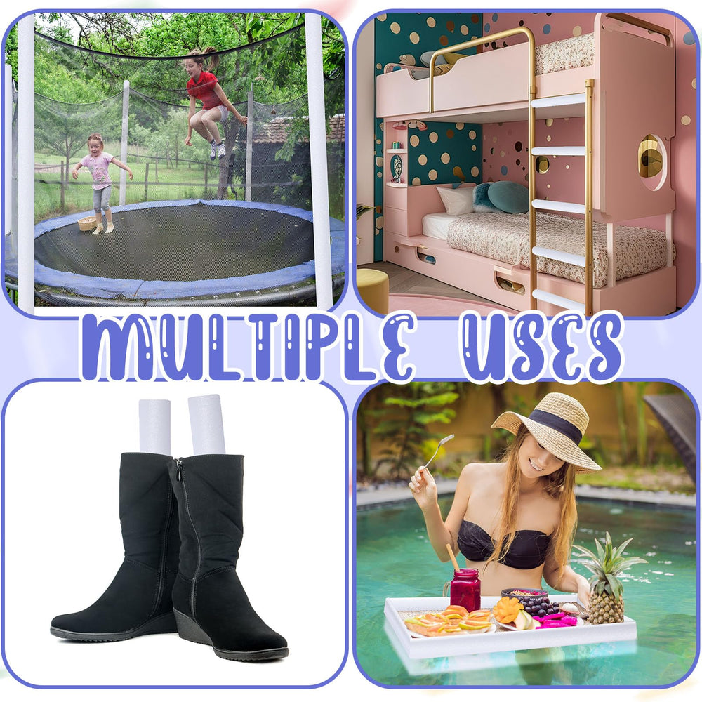Hanaive pool noodles offer versatile uses from trampolines to DIY decorations.