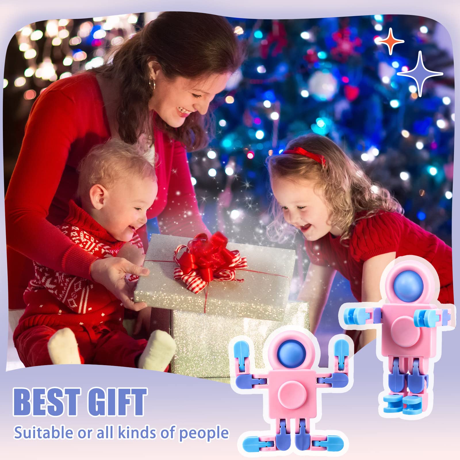 Hanaive robot fidget party favor pack for celebrations.